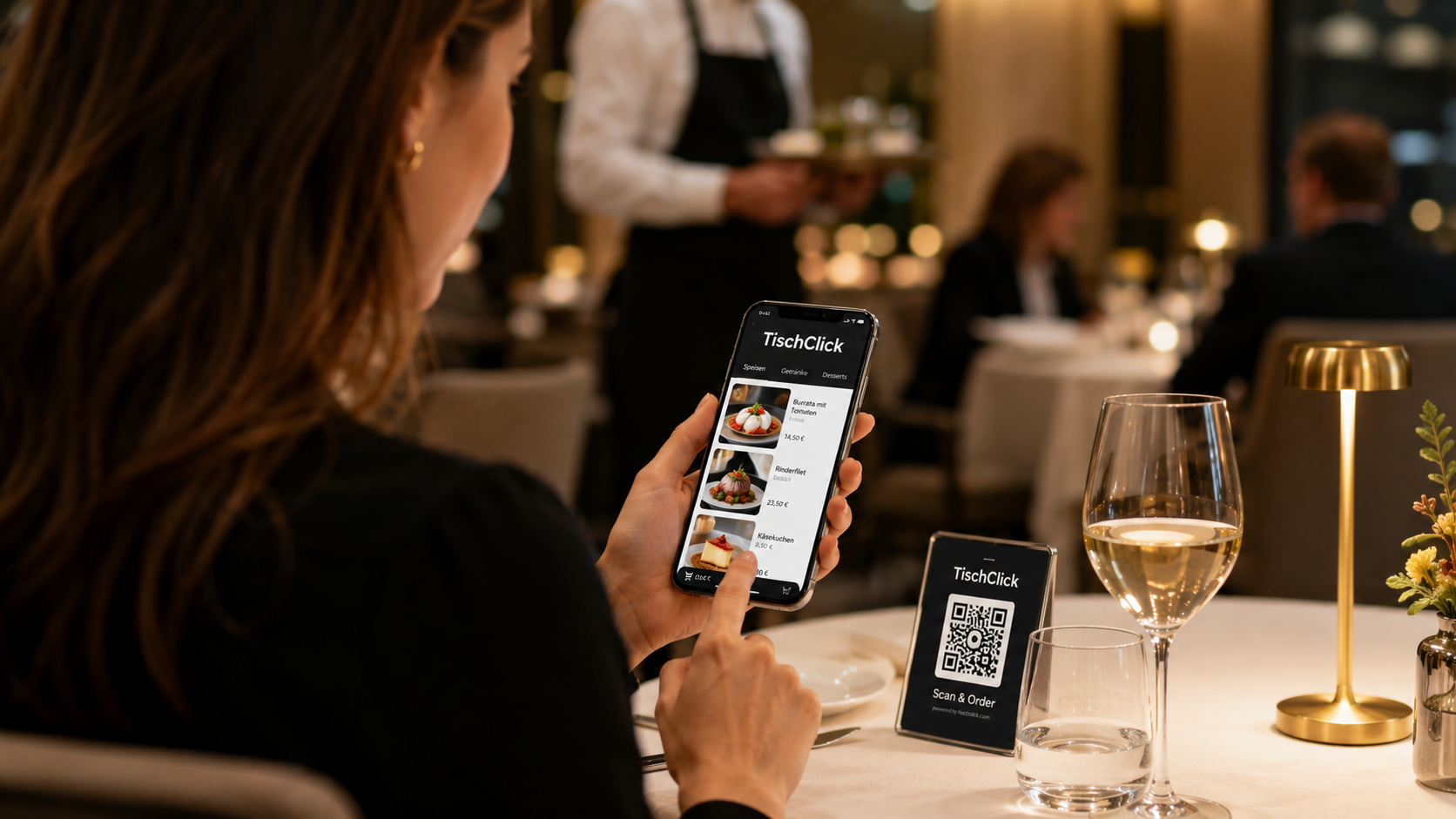 TischClick digitale Bestellung per QR-Code im Restaurant
